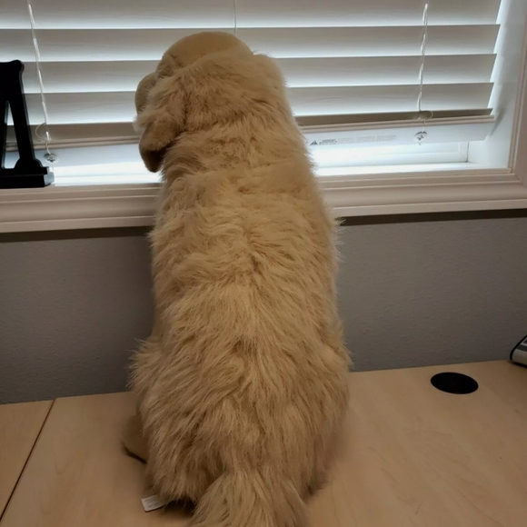 Plush Golden Retriever Stuffed Animal Toy - Picture 4 of 8